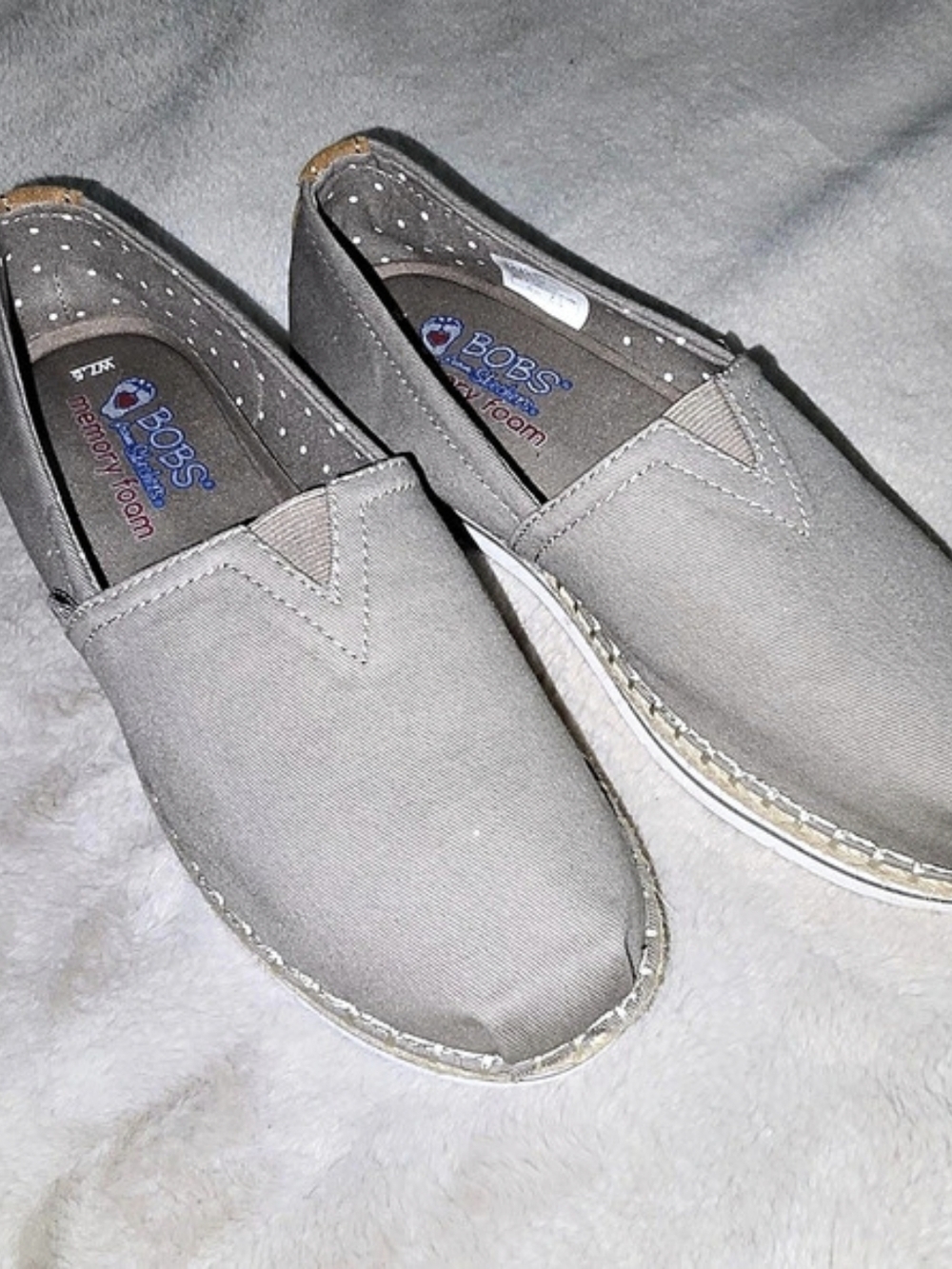 BOBS from Skechers BOBS Plush Peace Women's Gray Sneakers US 7.5
